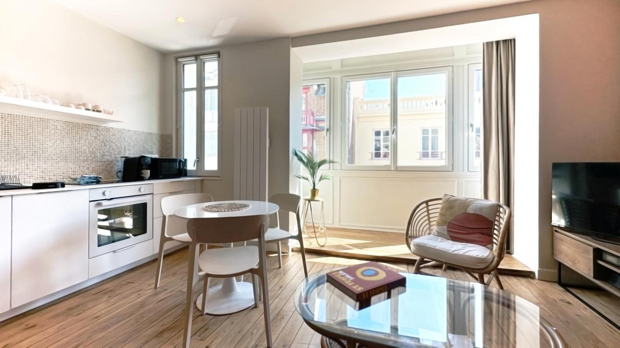 Villa Adele, Bow-Window Vue Mer - Appt 02 Mers-les-Bains Exterior foto